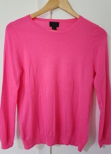 J Crew Pink Italian Cashmere Sweater
